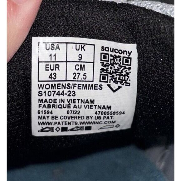 Saucony Excursion TR16 Running Shoes Sneakers Women’s Size 11 S10745-23 Gray - Picture 9 of 9